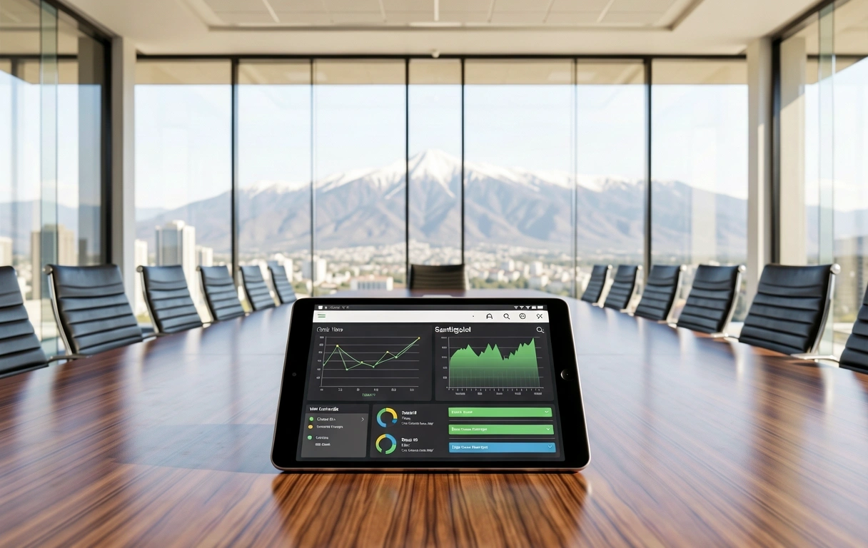 Entorno de análisis profesional en Santiago